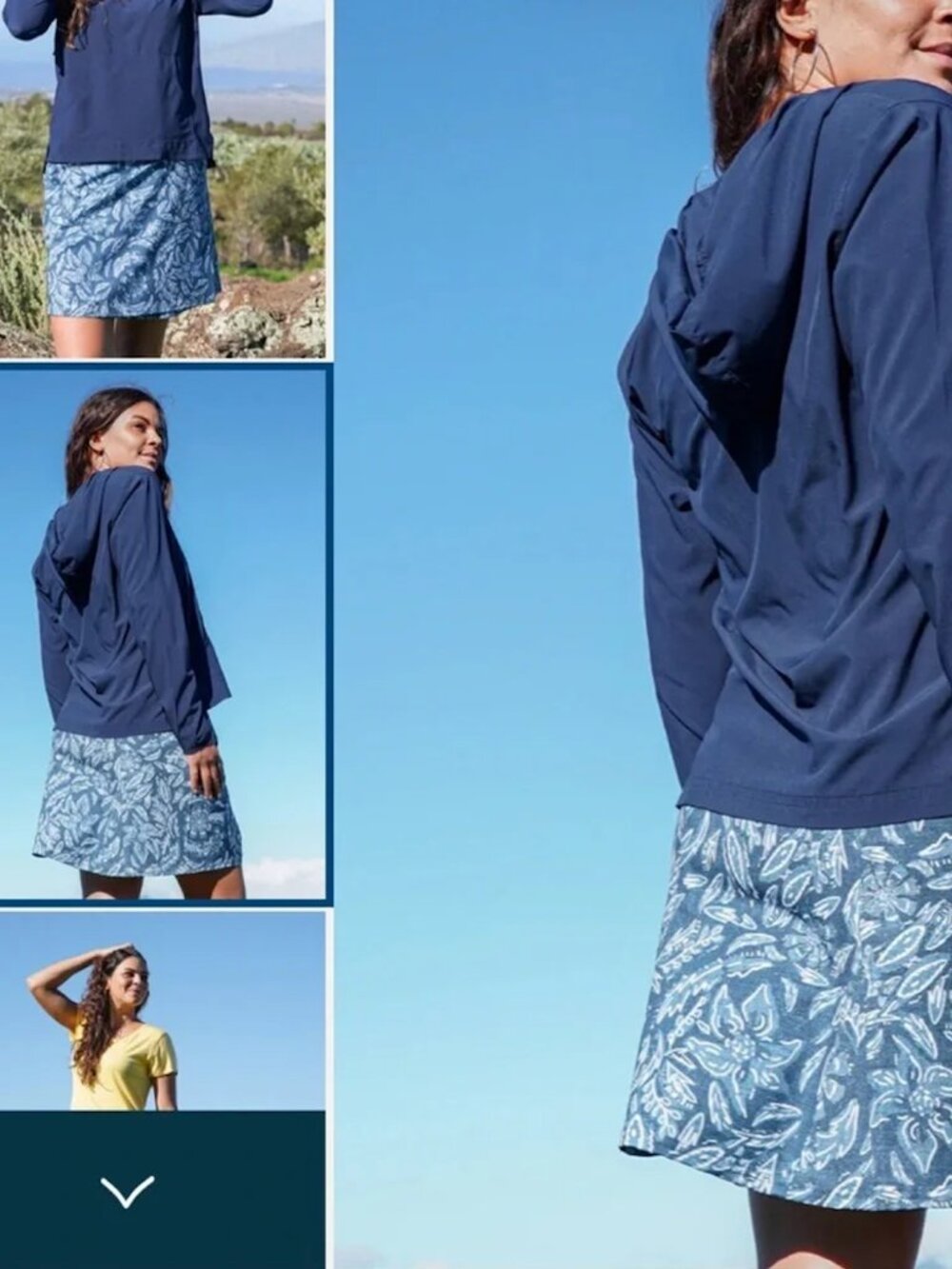 RIPSKIRT HAWAII 🌺 Length 2 Rustica Denim Small Skirt Coverup Limited Edition - Picture 2 of 8